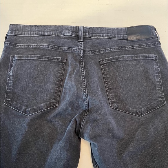 Paige‎ Men’s Lennox Jeans Black Tapered Stretch Denim Size 36 - Picture 4 of 5